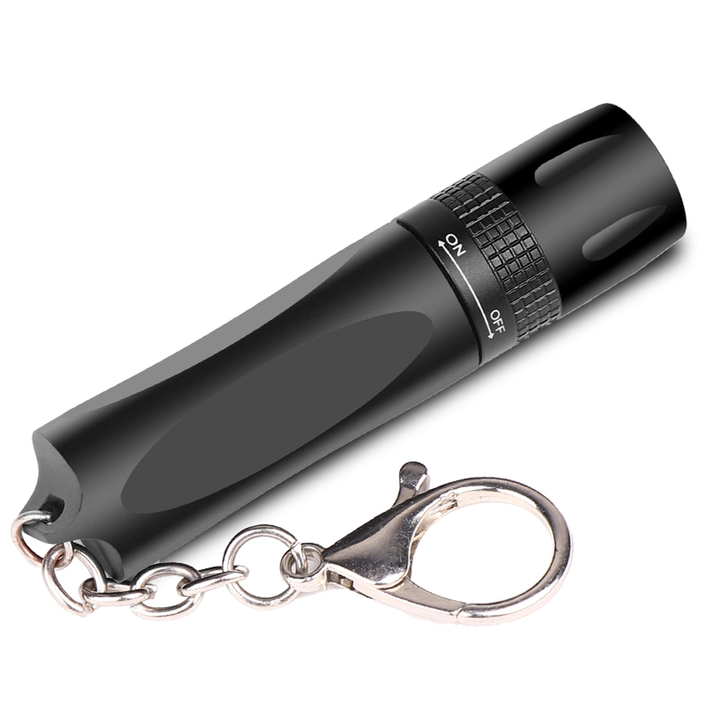 

T6 LED Flash with Key Chain Mini Camping Torch-Flash Light, 501 Original