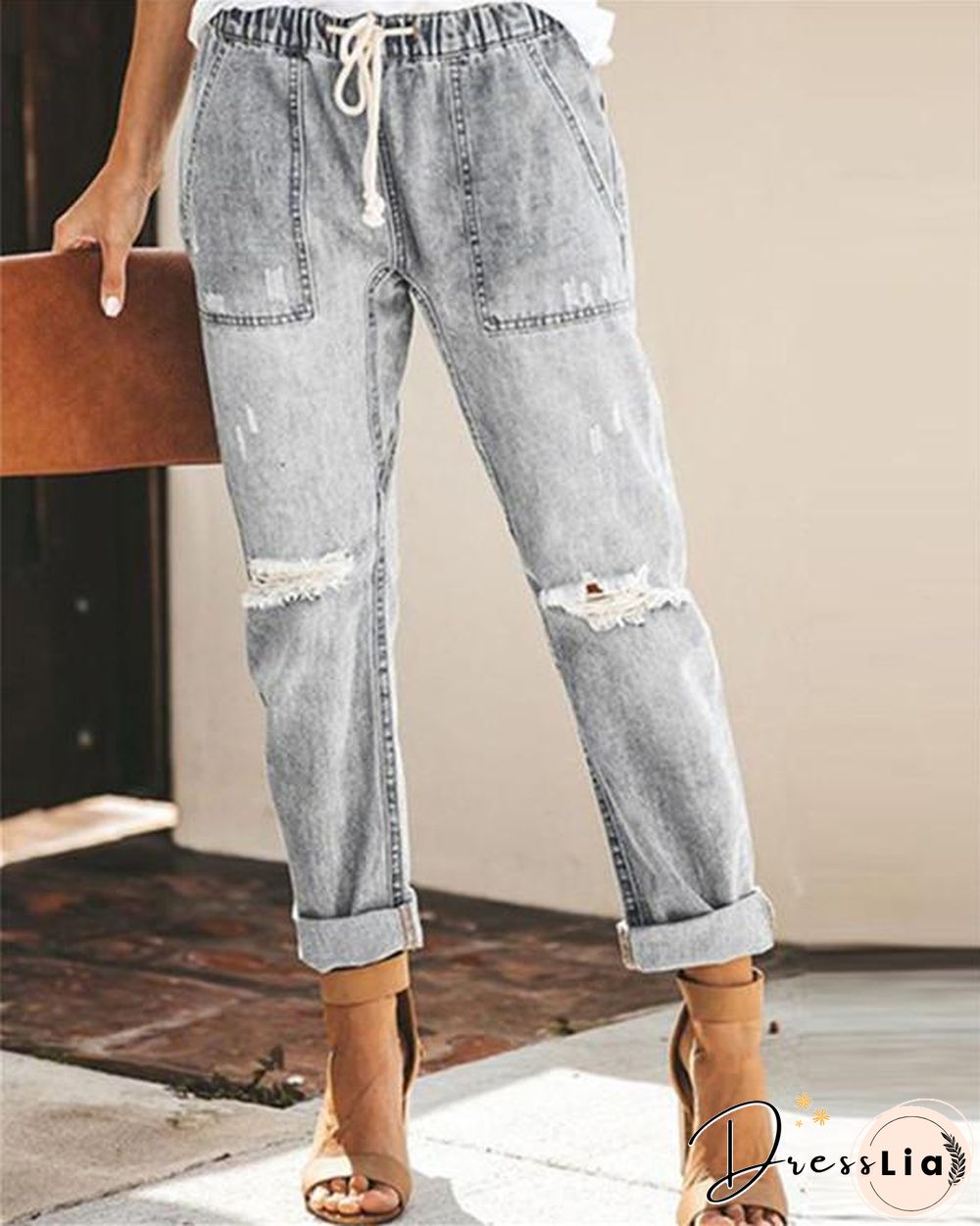 Women's Classic Urban Fashion Denim Bottoms Jeans Skinny Pants