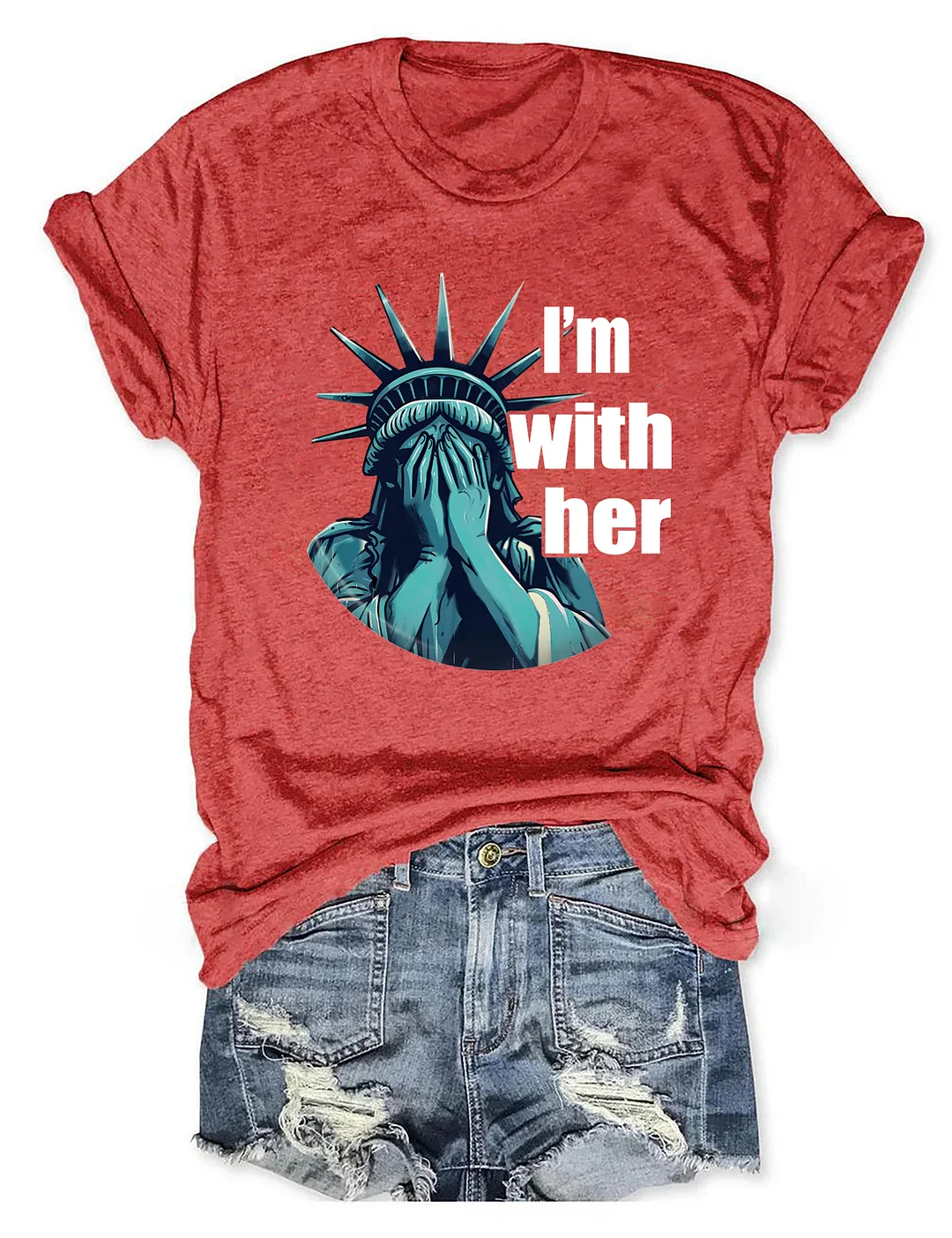 I'm With Her Sarcastic T-shirt