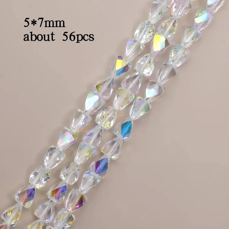 1 Set Hole 1~1.9mm Glass Geometric Beads