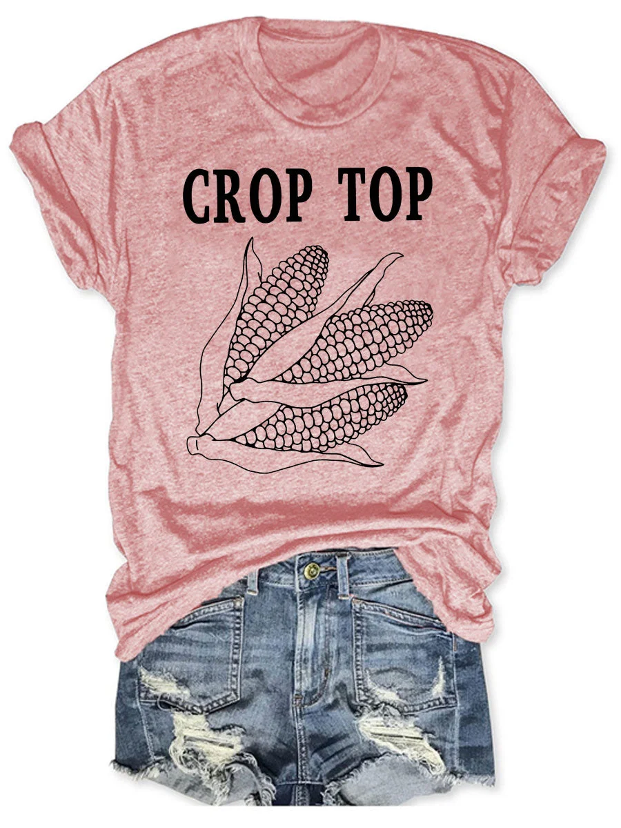 Corn Crop Top T-shirt