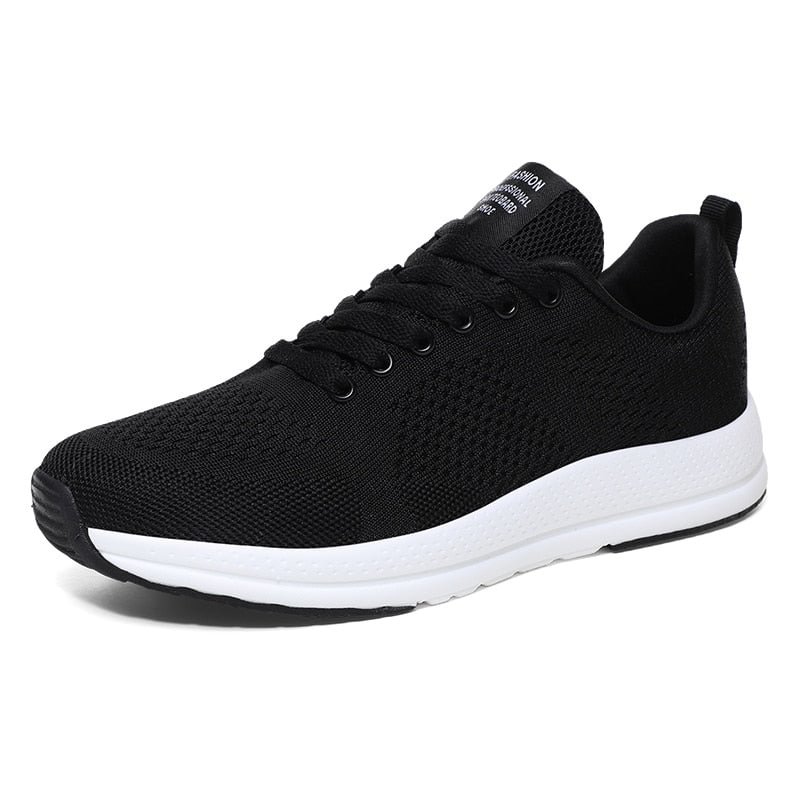 2021 Summer New Men Sneakers Fashion Breathable Mesh Casual Lace Up Sport Shoes Outdoor Lightweight Running Shoes Big Size