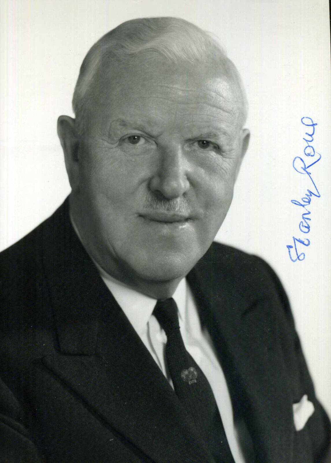 STANLEY ROUS Signed Photo Poster paintinggraph - 6th FIFA President / FA Secretary - Preprint