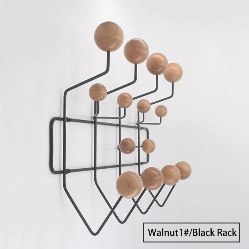 Multicolor Hange Furniture Coat hanger  Ball Rack Milti-purpose Hook For Wall Ornaments For Kid Gift Metal Bag Decor.