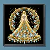 Diamond Painting-DIY Crystal Rhinestone Flower Shining Girl