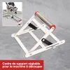 Cadre de support de machine de d&eacute;coupe pliable r&eacute;glable