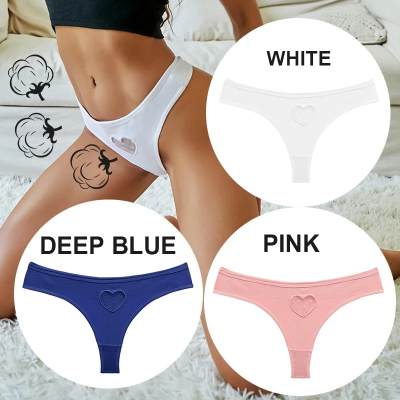 FINETOO 3PCS/Set S-XL Women Panties G-String Underwear Fashion Thong Lingerie Low Rise Panty Sexy Lace T-Back Woman Panties