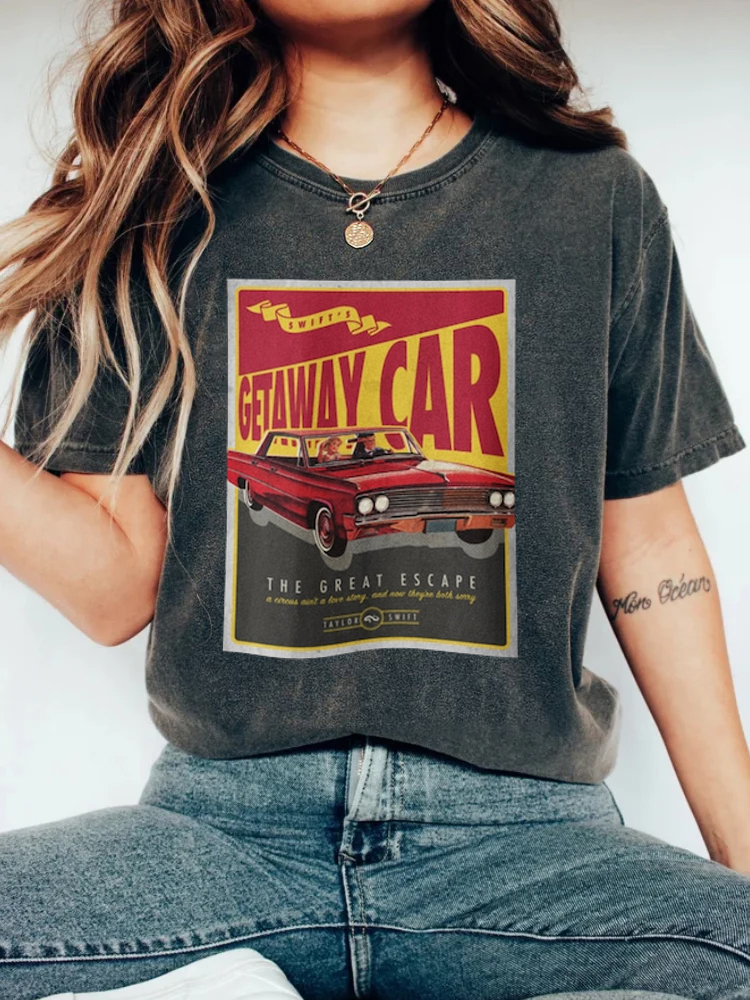 T.S Get Away Car Vintage Washed T-shirt