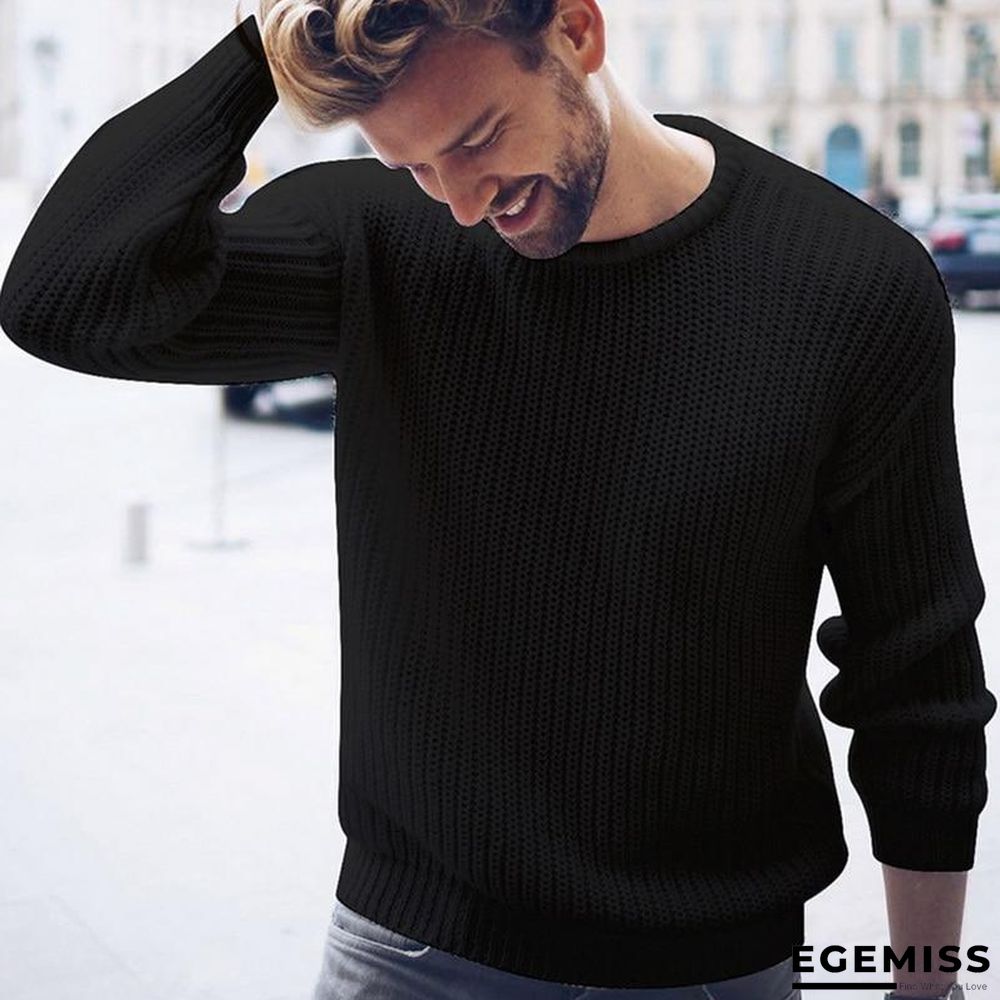 Cotton Sweater Men Pullover Casual Jumper For Male  Knitted Korean Style Clothes Plus Size | EGEMISS
