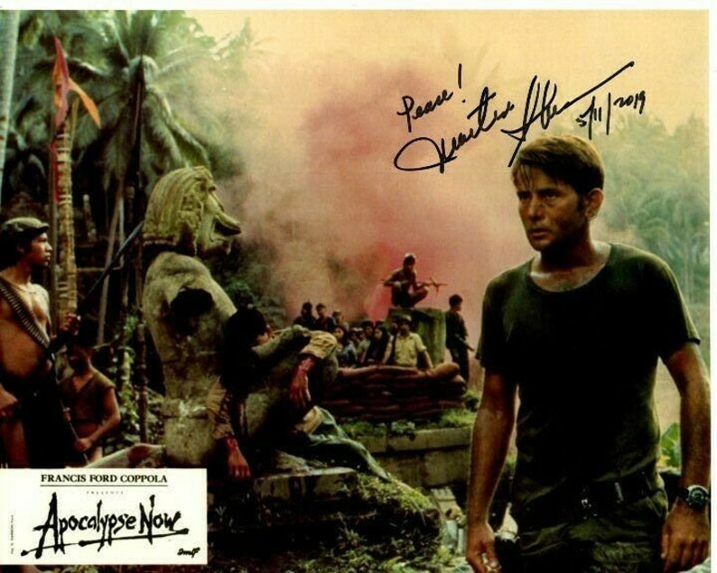 Martin sheen autographed signed apocalypse now benjamin willard Photo Poster painting