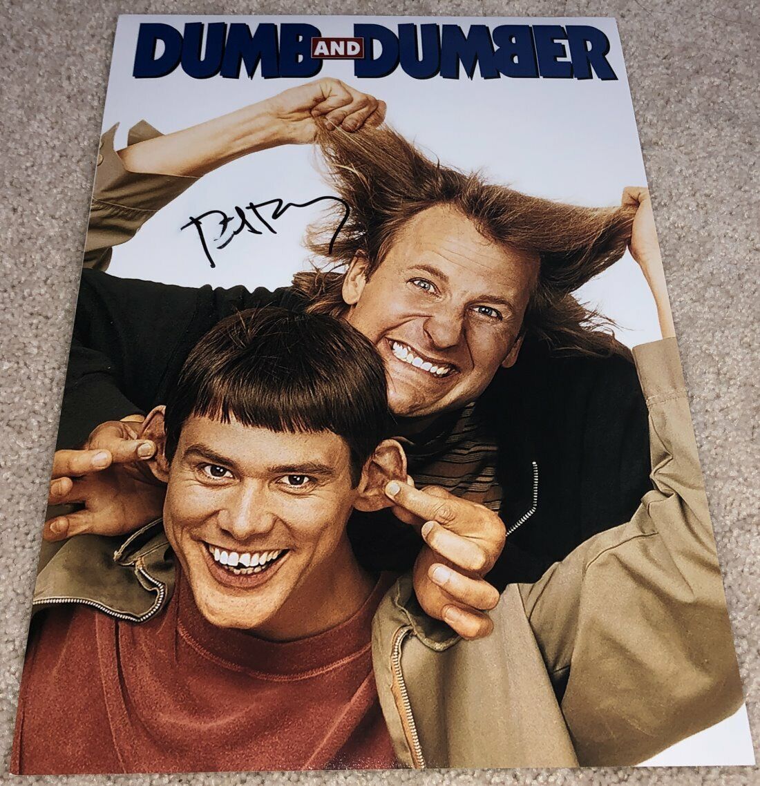 PETER FARRELLY SIGNED AUTOGRAPH DUMB AND DUMBER 12x18 Photo Poster painting POSTER w/EXACT PROOF