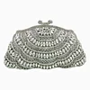 High Quality Metal Hollow Diamond Inlaid Luxury Crystal Evening Bag Diamond Handbag Women Gem Clutch Bag