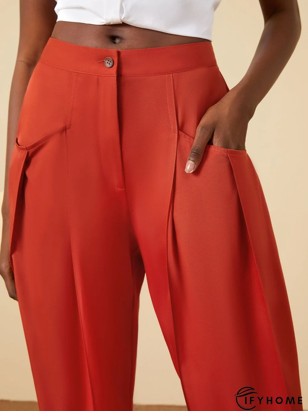 Daily Simple Regular fit Solid Pants | IFYHOME