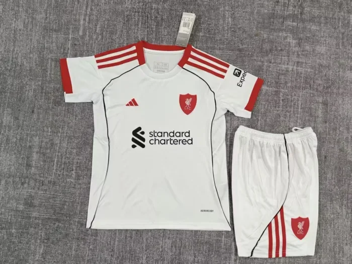 Kids Kit 2025-26 Liverpool Away Jersey