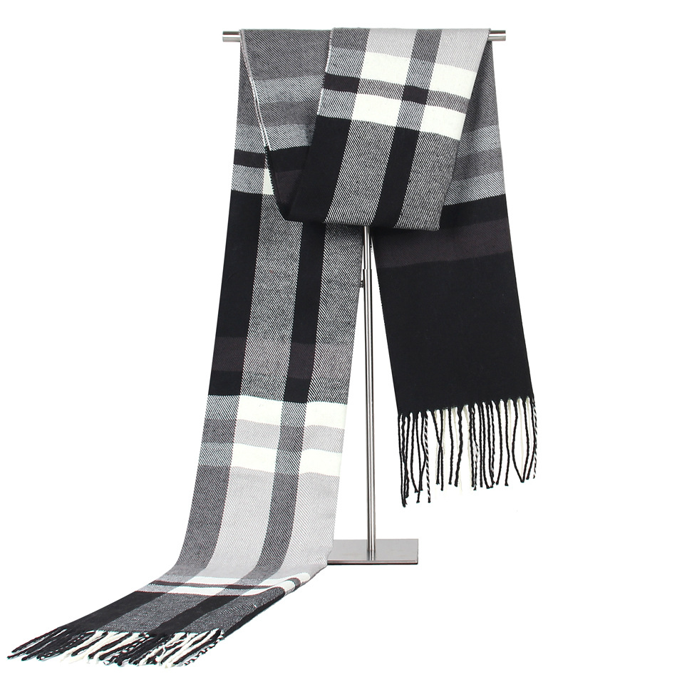 Men's autumn and winter cashmere scarf 012