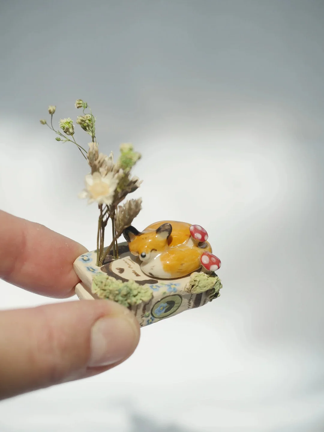 🔥Last Day 50% OFF - 🦊🐈🐼Book Sculpture Animal Mini Vase Ornaments