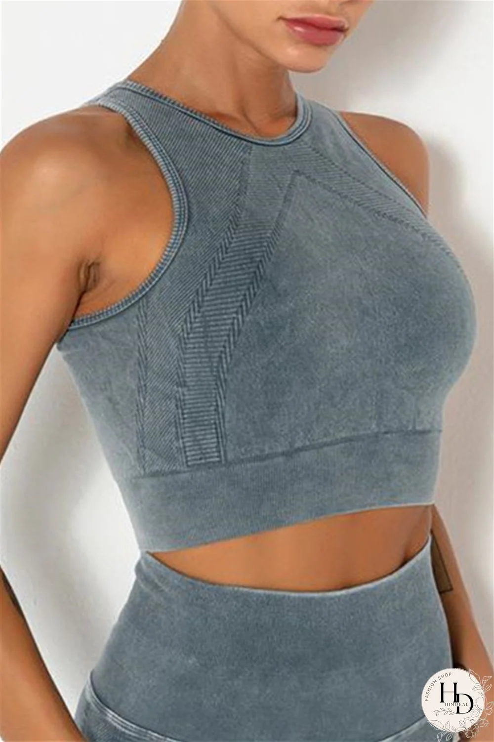 Grey Casual Sportswear Solid Vests