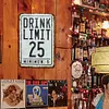 Drinking Limits - Metal Tin Signs(8*12Inch/12*16Inch) - Bar