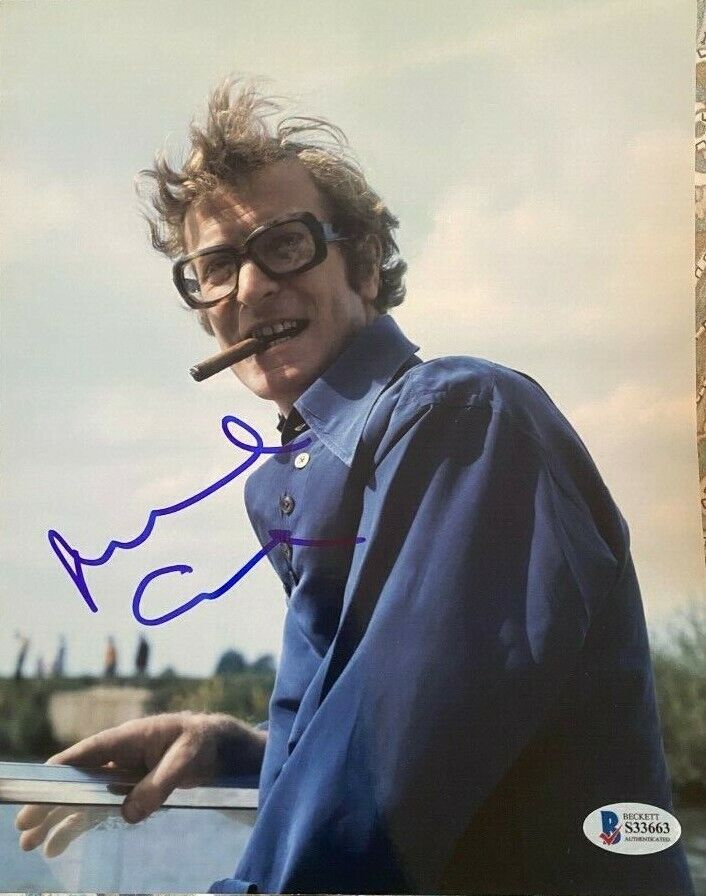 Michael Caine signed autographed 8x10 Photo Poster painting Beckett COA