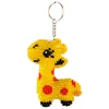 Giraffe DIY Beads Needlework Keychain Craft Mosaic Beads Embroidery Keyrings Art