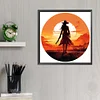 Diamond Painting -DIY Round Drill Western Cowgirl