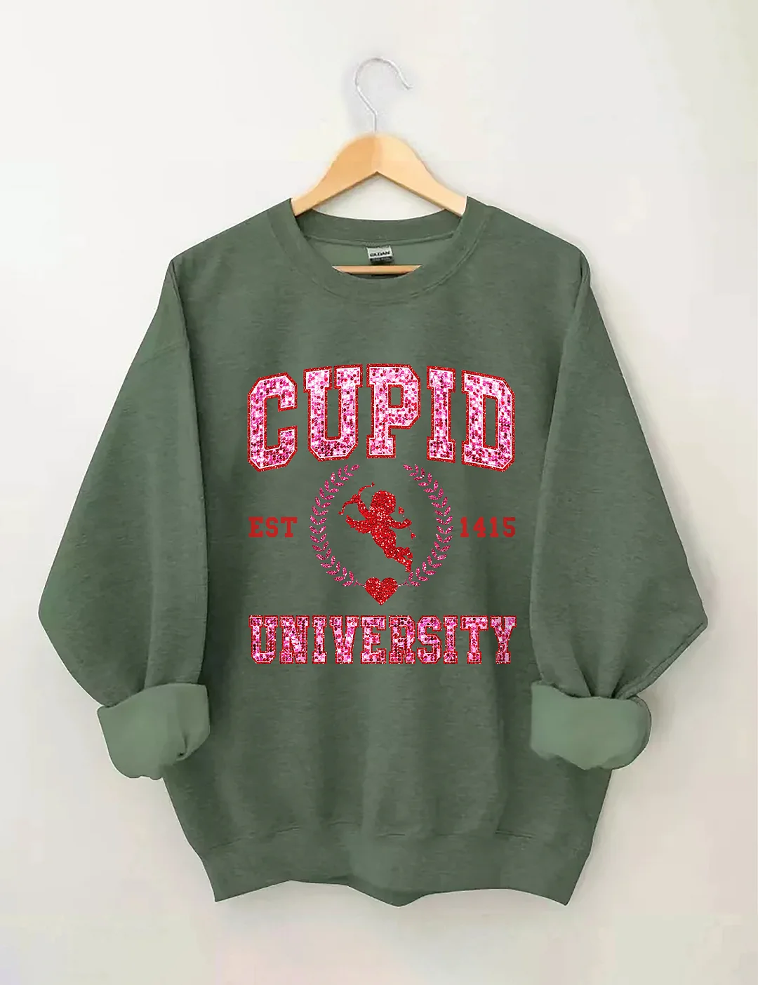 Cupid University Valentines Sweatshirt