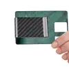 Carbon Fiber Compact Mini Money Clip Casual Minimalist Wallet Purse Matte/Glossy