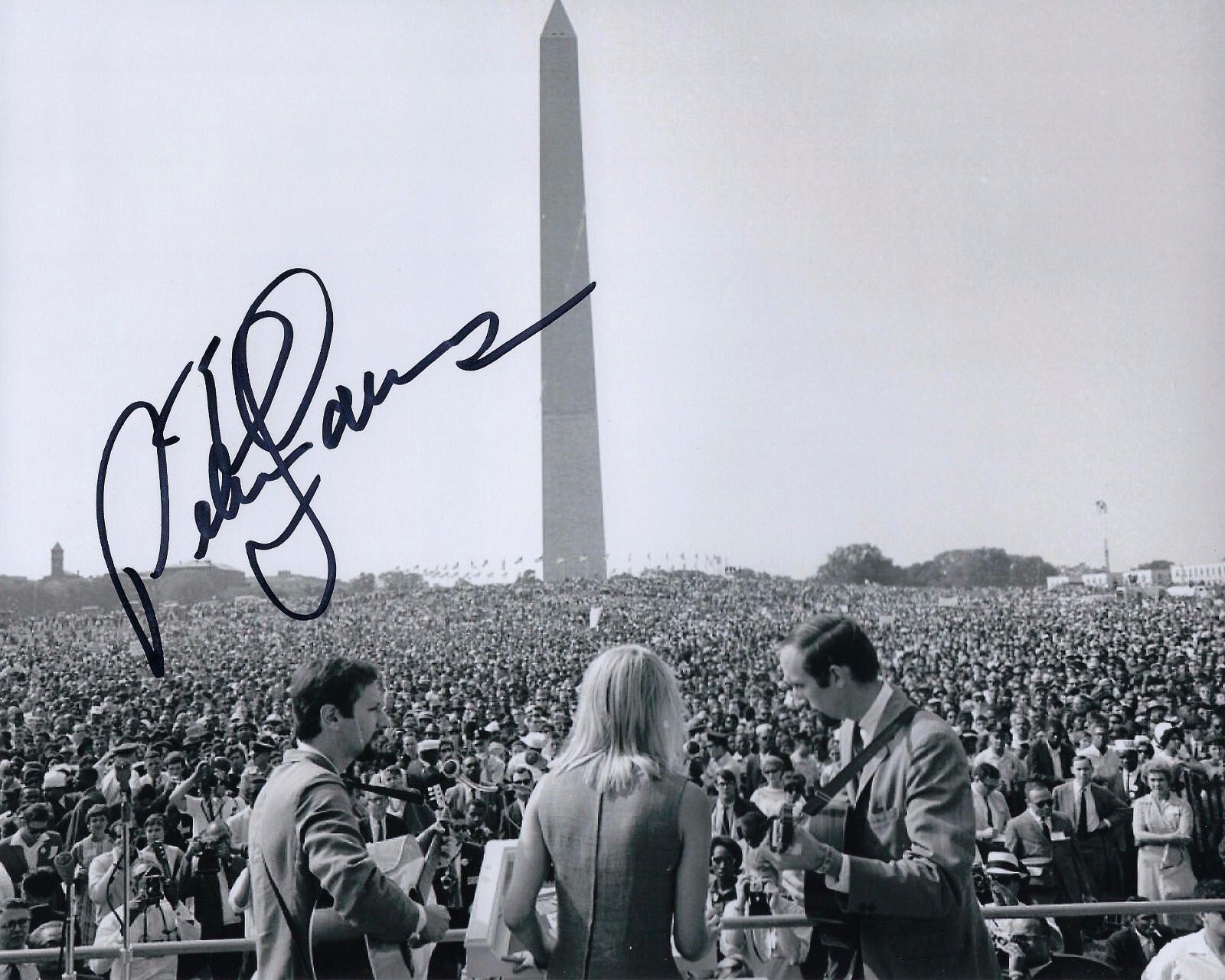 GFA Peter, Paul and Mary * PETER YARROW * Signed 8x10 Photo Poster painting PROOF P1 COA