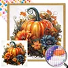 (40*40cm)Pumpkin - Round Partial AB Drill Diamond Painting