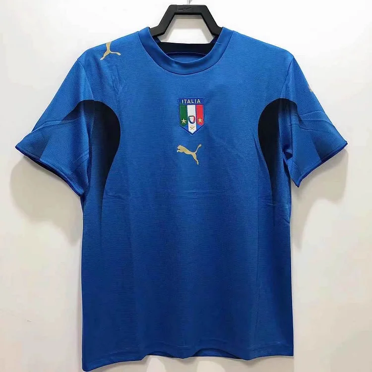 2006 Retro Italy Home Soccer Shirt fballshop