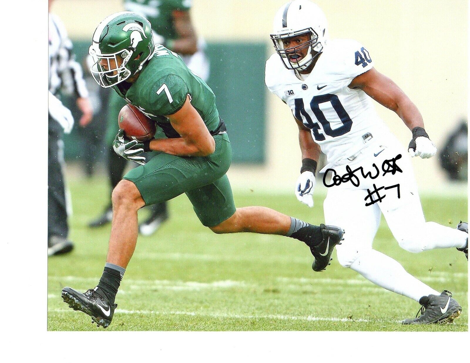 Cody White signed autographed 8x10 Photo Poster painting Michigan State Spartans football MSU L