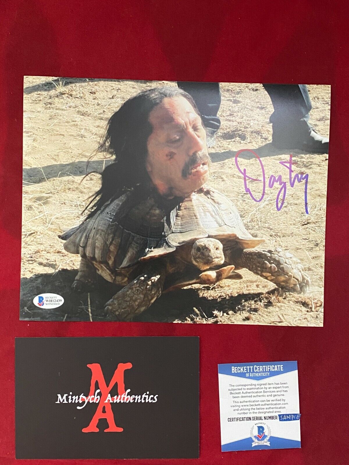 DANNY TREJO AUTOGRAPHED SIGNED 8x10 Photo Poster painting! BREAKING BAD! BECKETT COA!