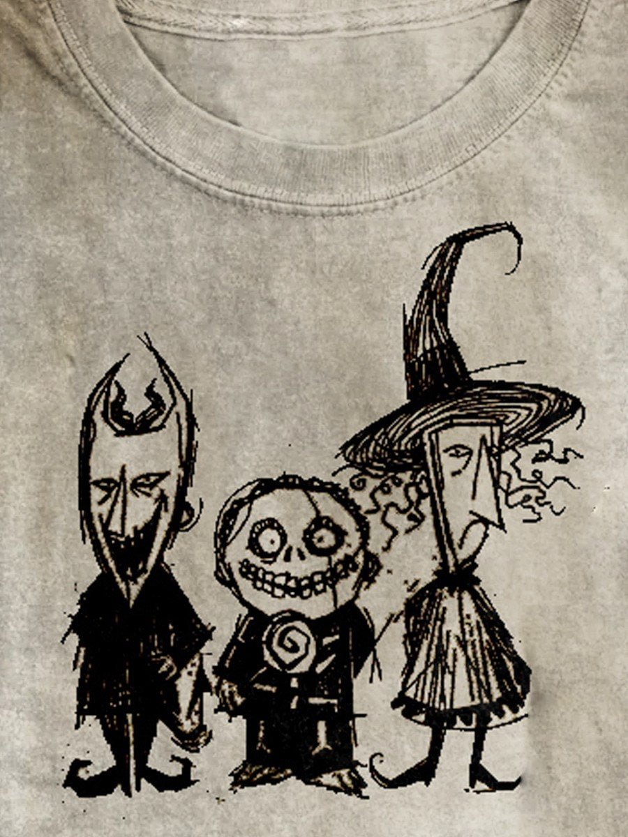 Halloween Print Casual T-Shirt