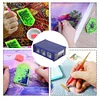 Drawer Plastic Storage Boxes Assemblable for DIY Diamond Art Craft (Dark Blue)
