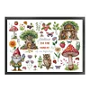 Magical House Of Gnomes-14CT Stamped Cross Stitch 59*44cm/23.23*17.32in tapestrymarket
