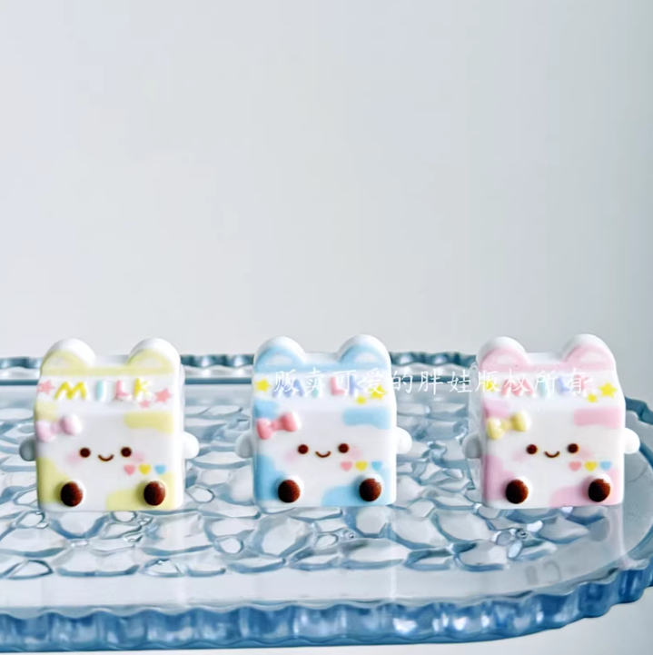 Mini JC Smiley Milk Carton DIY Charm