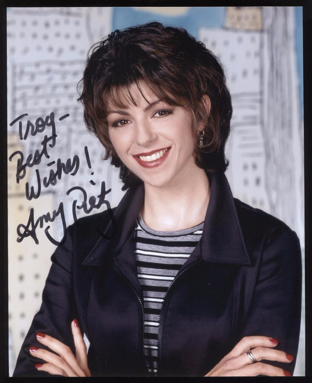 Amy Pietz Signed 8x10 Photo Poster painting Autographed Photo Poster paintinggraph Vintage Caroline in the City