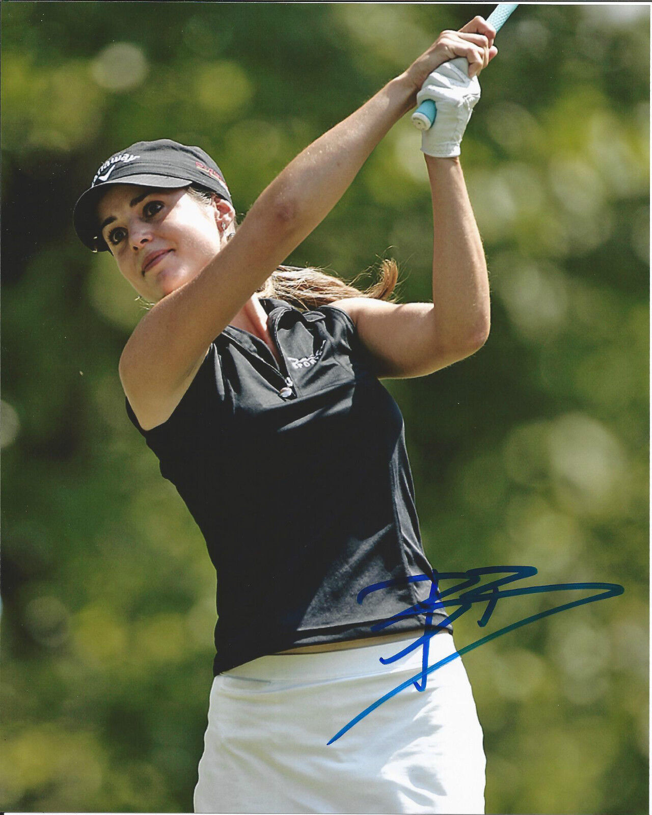 LPGA GOLFER BEATRIZ RECARI SIGNED 8X10 Photo Poster painting W/COA SPAIN SPANISH HOT SEXY 4