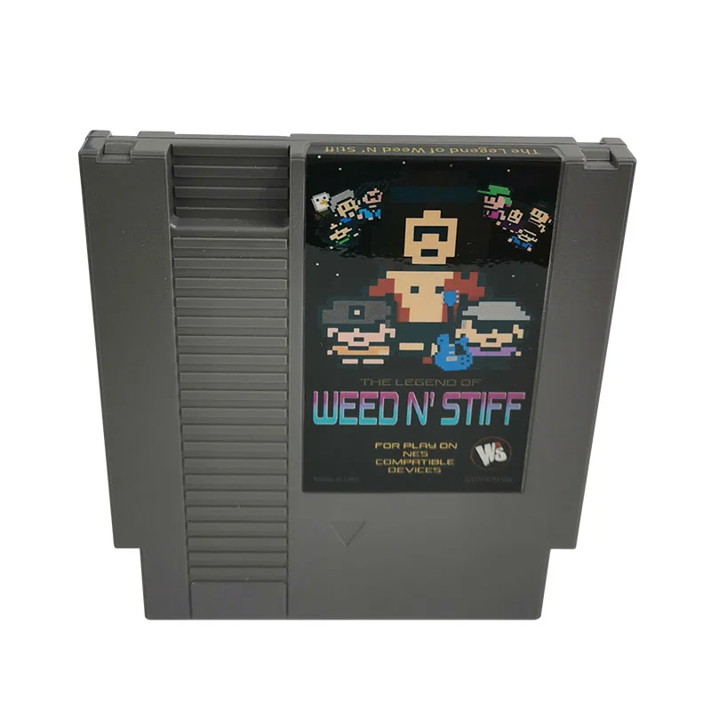 The Legend of Weed N' Stiff For Nintendo NES - 8 Bit Game Cartridge