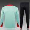 Joyfball 2024/2025 Liverpool Half-Pull Training Suit Light Green Jersey 1:1 Thai Quality 