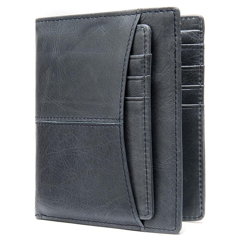 Men's Retro Style Casual Multi-Card Leather Mini Wallet