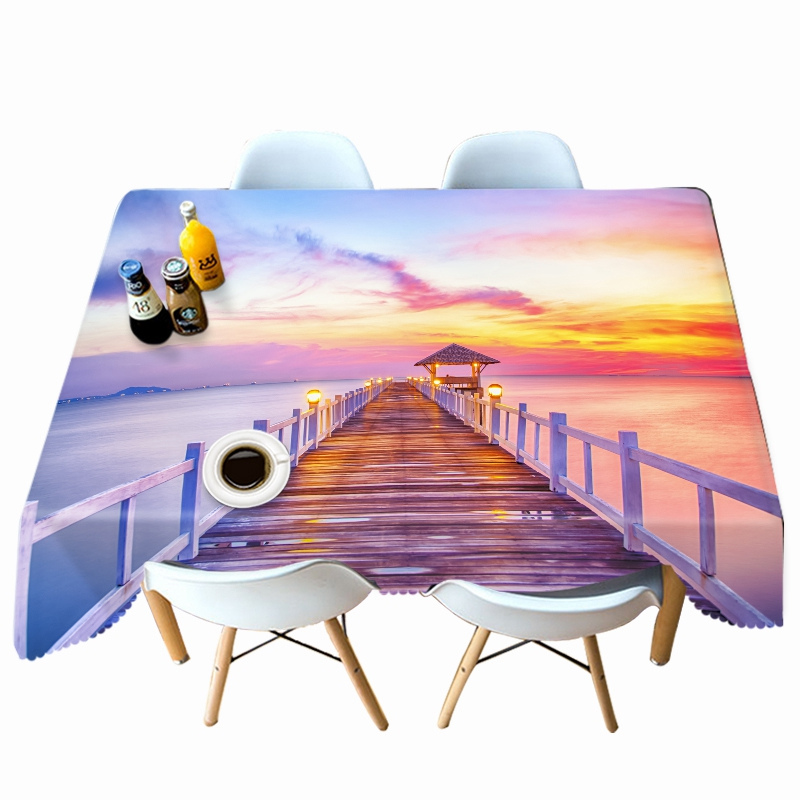 

Bamboo Bridge - 3D Tablecloth, 140*210cm, 501 Original