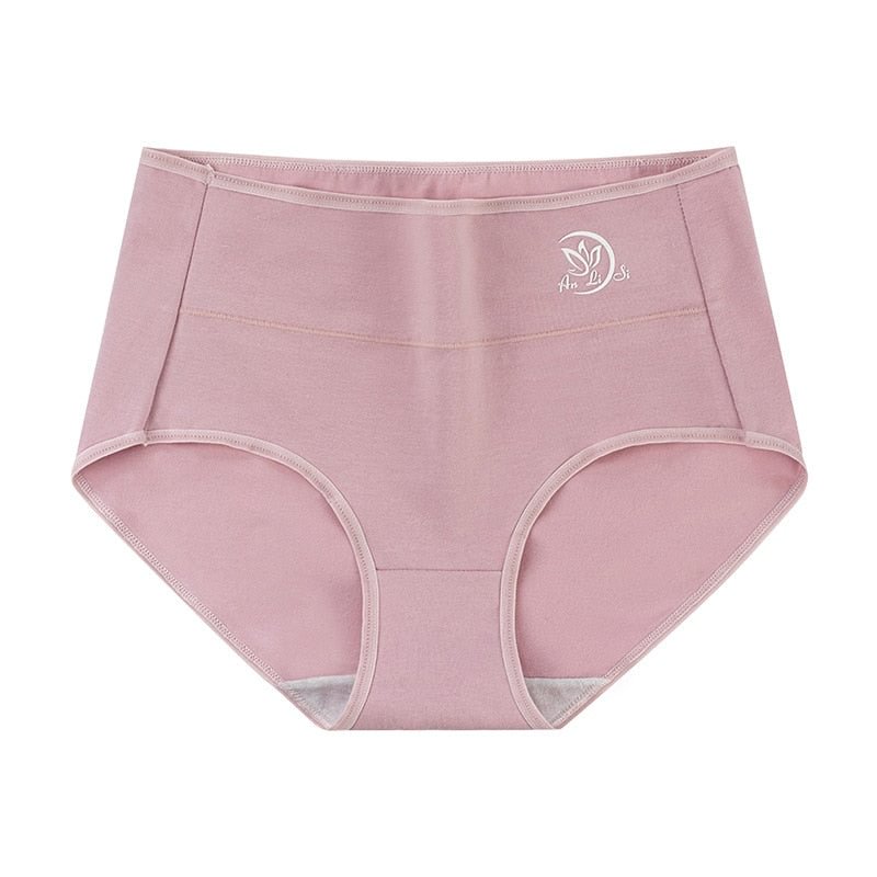 Women's Cotton Underwear Sexy Lace Panties Plue Size Women's Solid Color Briefs High Waist Seamless  Underpants Sexy Lingerie
