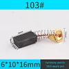 10pcs Carbon Brush Electric Hammer Angle Grinder Graphite Brush Replacement Tool