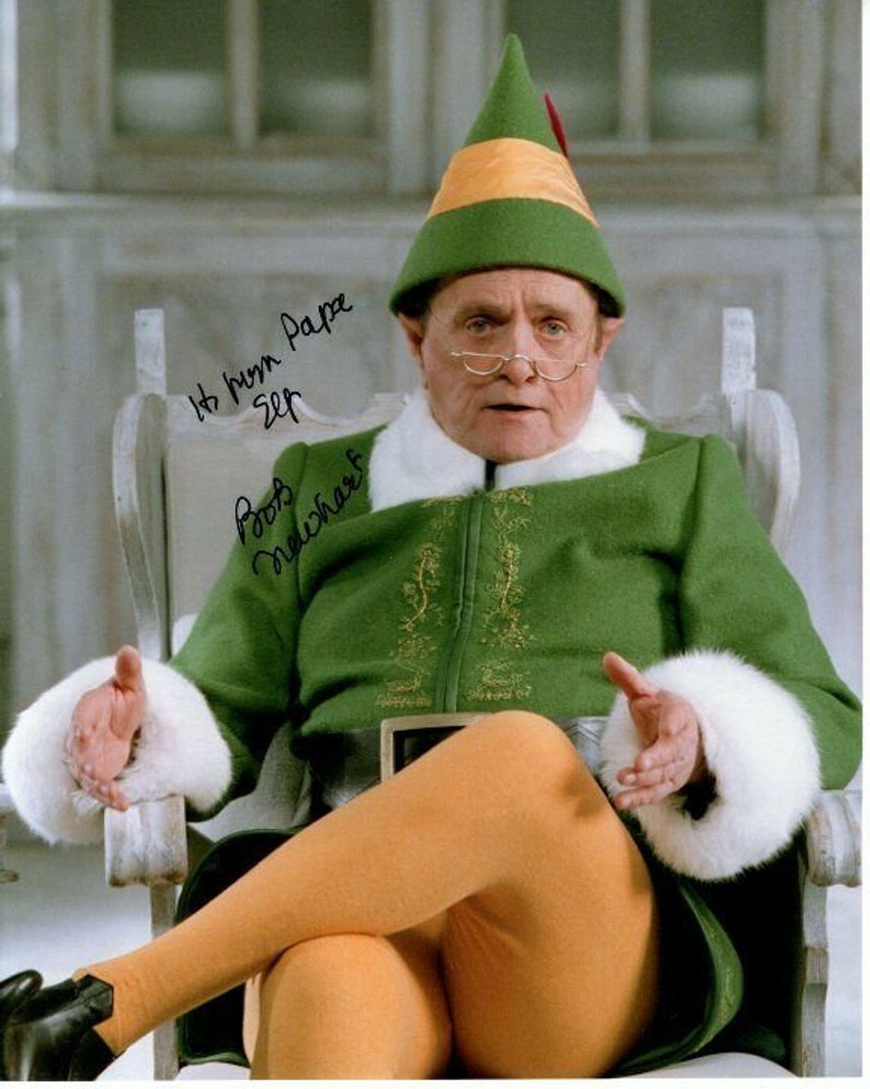 Bob newhart signed autographed 8x10 elf papa 8x10 Photo Poster painting