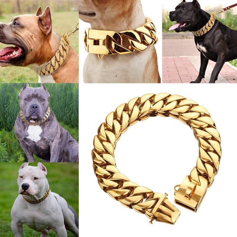 Stainless Steel Dog Chain Collar | 168DEAL