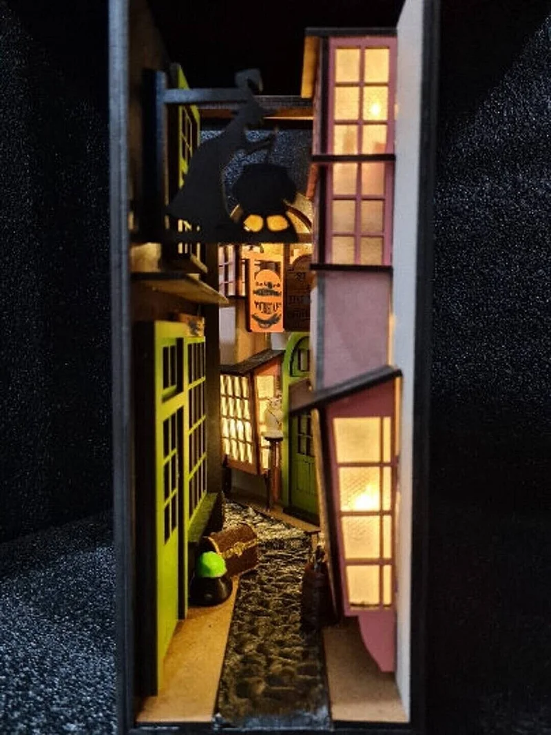 Ghost Library Alleyworld Bookshelf Insert Box