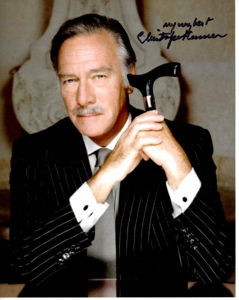 Christopher plummer signed autographed 8x10 Photo Poster painting