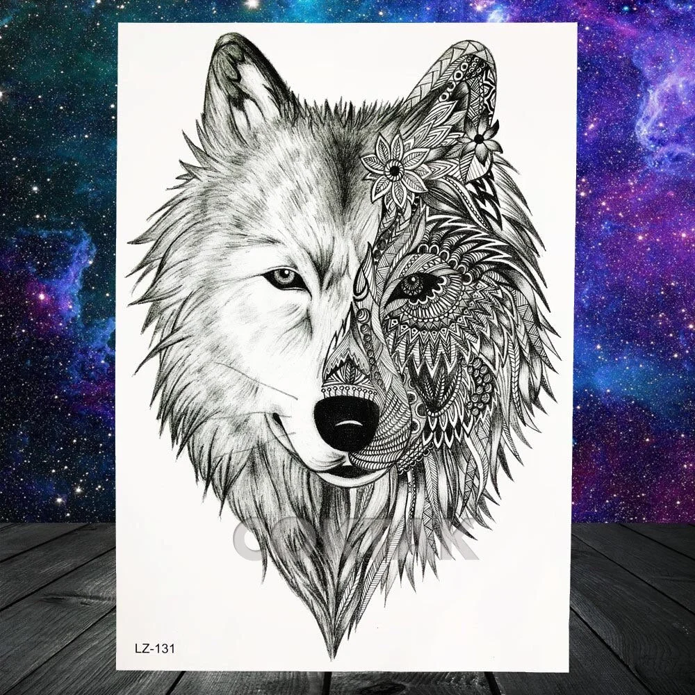 COKTAK Sexy Watercolor Lavender SweetPeas Flower Blossom Temporary Tattoos Sticker Fake Tattoo For Women Girl Art Daisy Tatoos