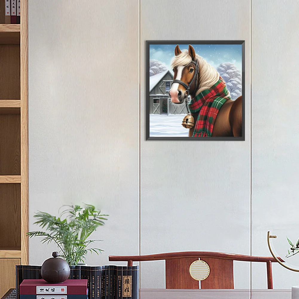 Horse (canvas) full round or square drill diamond painting